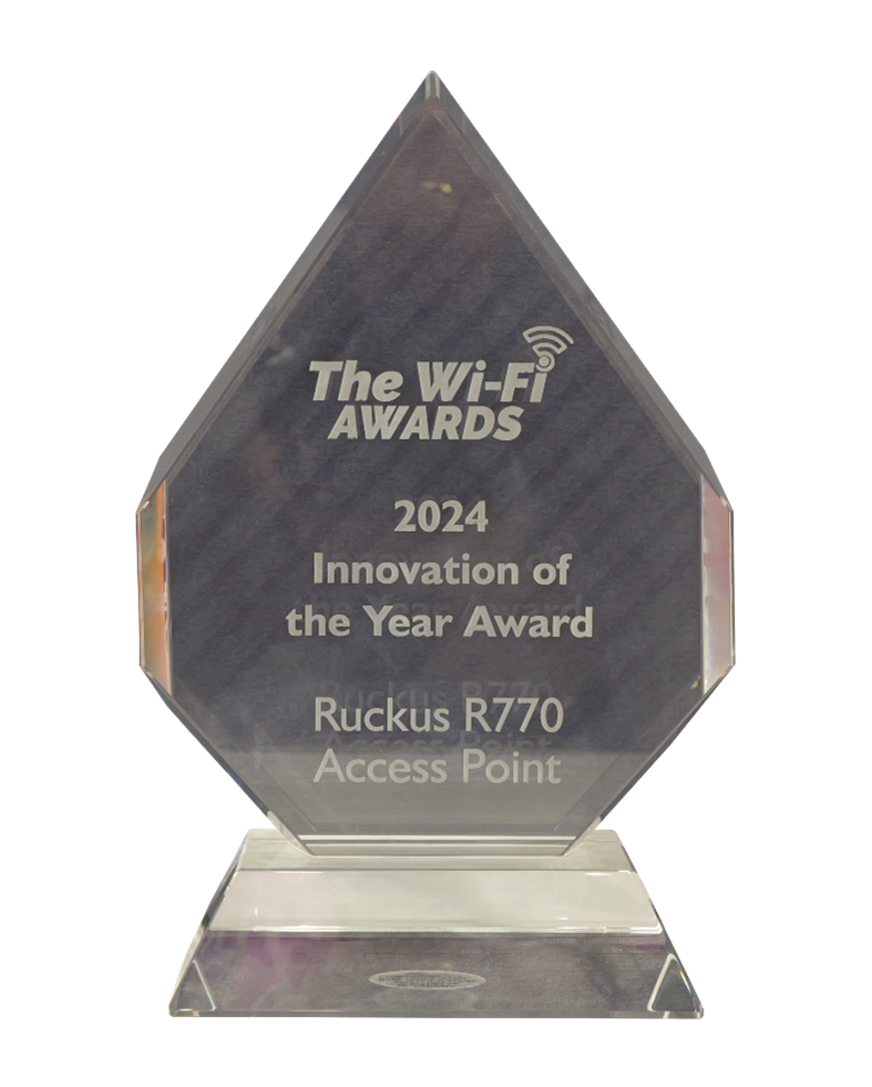 Innovation of the year award 2024 RUCKUS Networks Wi-Fi award